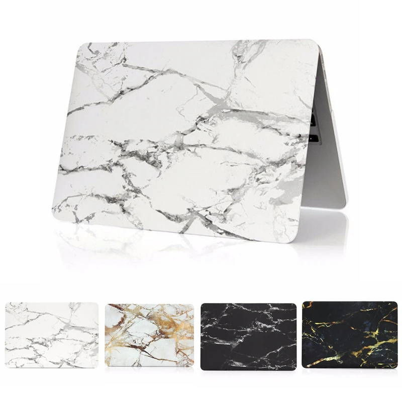 

Marble Grain Matte Hard Cover Case for New Macbook Pro 13 A1706 With Touch Bar For Macbook Pro 13 A1708 No Touch Bar Laptop Case