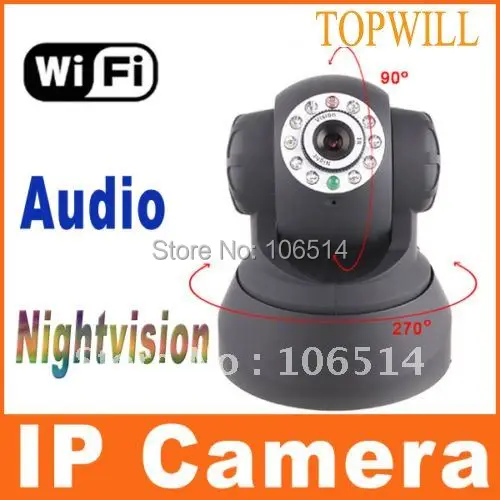 CMOS CCTV безопасности ночного видения беспроводная IP видеокамера с детектором движения
