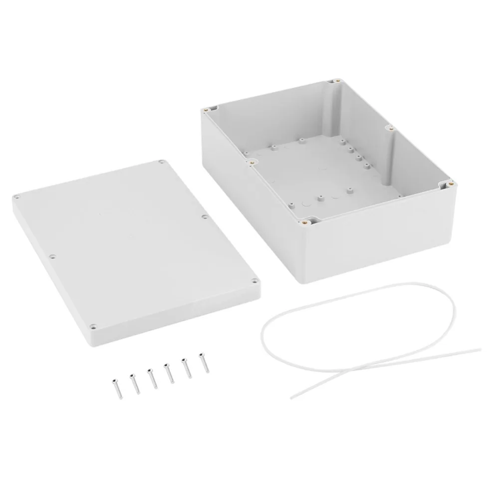 

263*185*95mm Water-resistant moisture-proof White Plastic Enclosure Project Case DIY Junction Box good performance