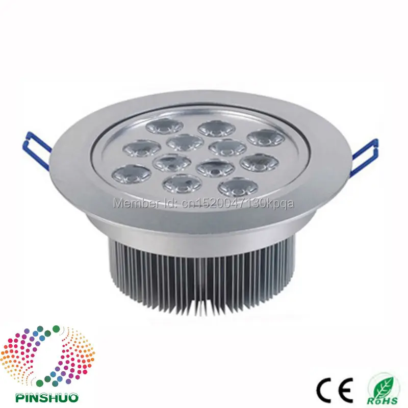 

(10PCS/Lot) Bridgelux Chip Thick Housing Dimmable LED Down Light LED Downlight 12W COB Recessed Ceiling Lighting Spotlight Bulb