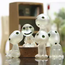 Новые светящиеся дерево игрушечные эльфы мультфильм фигурка Принцесса Мононоке фигурку Светящиеся в темноте игрушки для детей Рождественский подарок