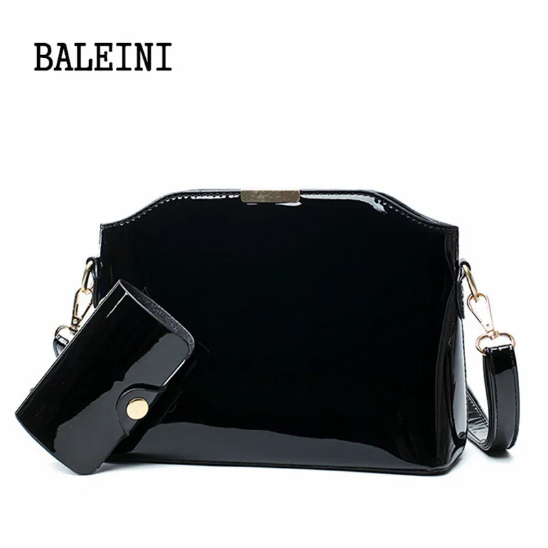 Koop Baleini 2018 Patent Lederen Crossbody Tassen Voor Vrouwen Kleine Merk Designer Schoudertas Nieuwe Mode Dames Handtas Sac A Main