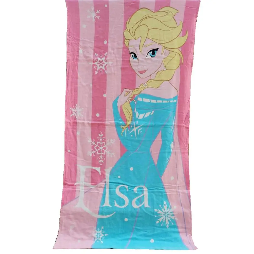 

Disney Super Soft Pink Blue Frozen Anna Princess Gauze Bath Towel Beach Towel for Children Girls 70x100cm