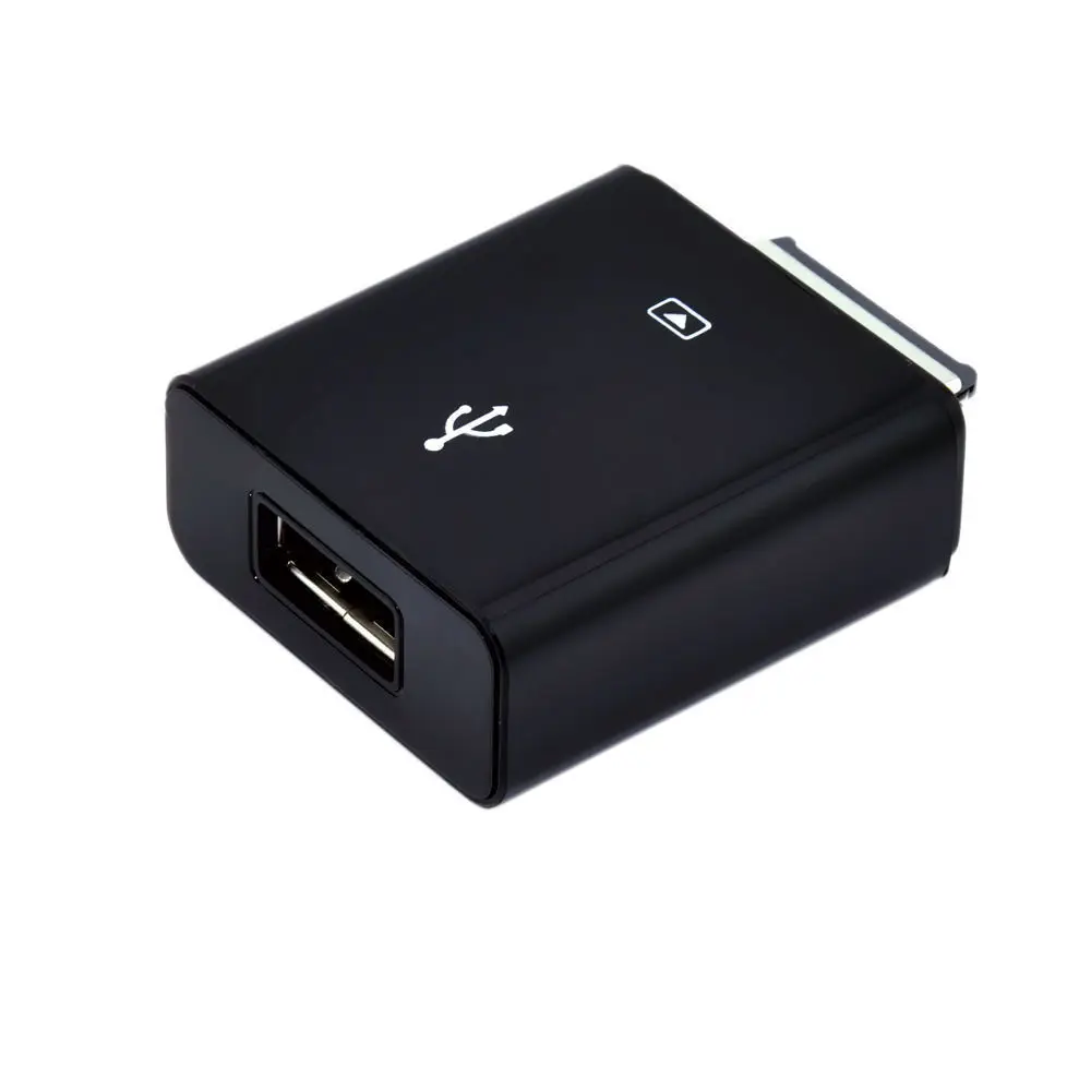 USB OTG концентратор данных адаптер для ASUS EeePad трансформатор TF101 TF201 TF300 TF300T TF300TG TF700 TF700T SL101 H102 для мыши U диск - Цвет: Black