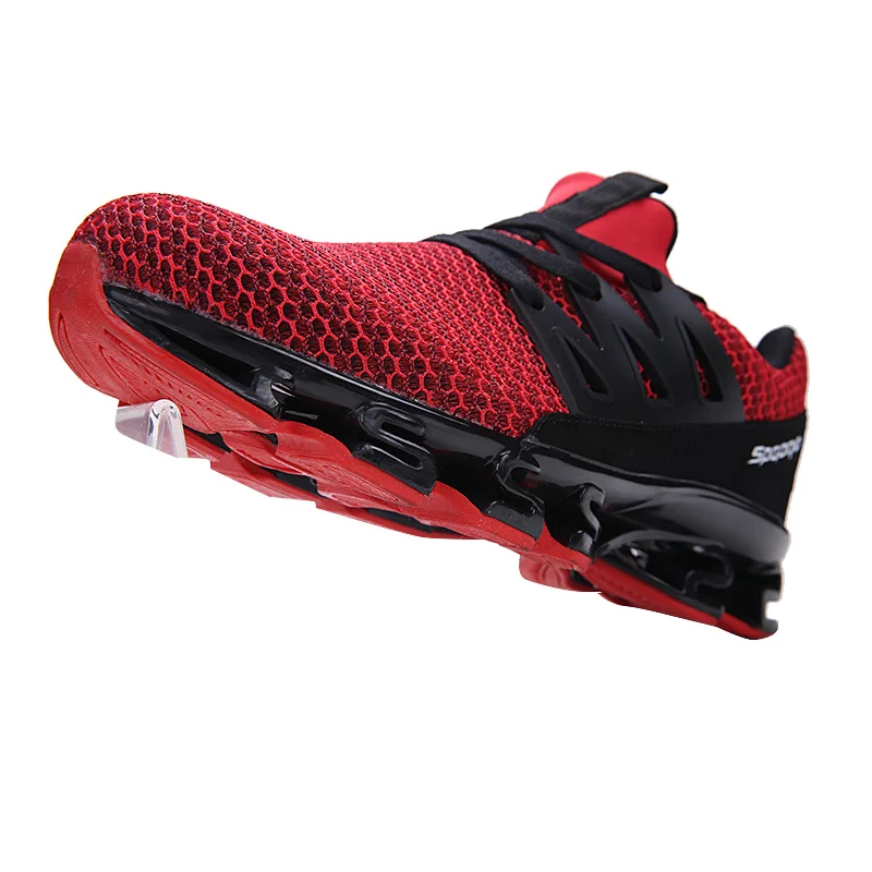 

Breathable Men Sneakers Male Shoes Adult Red Black Gray High Quality Comfortable Non-slip Soft Mesh Men Shoe 2019 New G24
