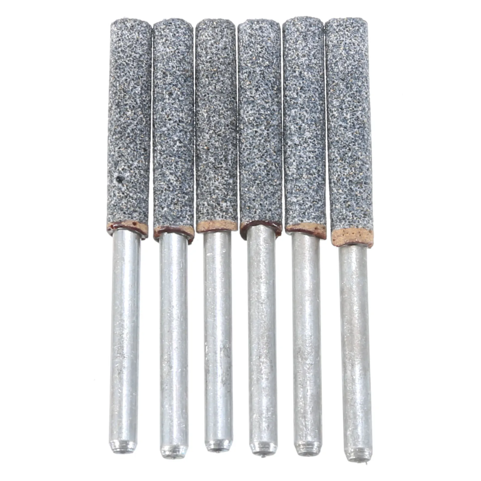 6pcs Diamond Chainsaw Sharpener Head Burr Stone File 3/16