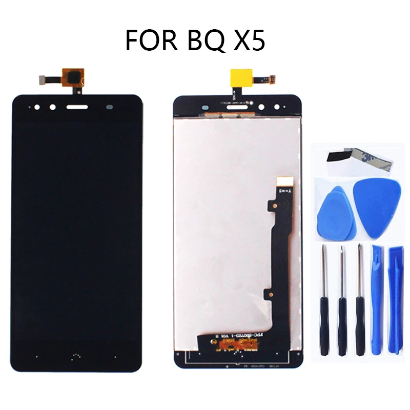 

5.0-inch LCD display for BQ Aquaris X5 S90723 display + touch screen digitizer touch screen Repair kit100% guaranteed work+Tools