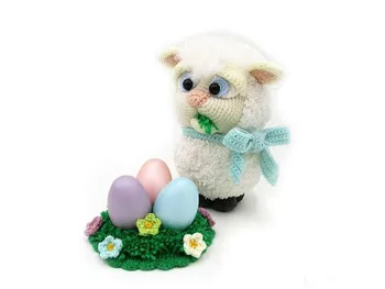 

crochet toys amigurumi lamb model number b0132