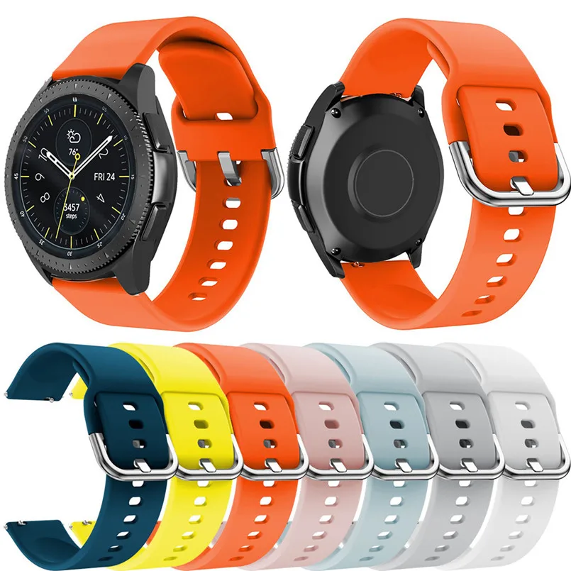 

Sports Wrist Strip Silicone Replacement Watch Wrist Band Straps for Samsung Galaxy Watch 42mm 140-210MM Softness 40AP9