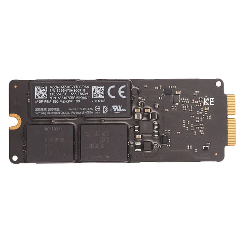 Твердотельный накопитель 2015 2017 года 128 ГБ 256 512 ТБ для Macbook Pro Retina A1502 A1398 Air A1466 A1465 SSD