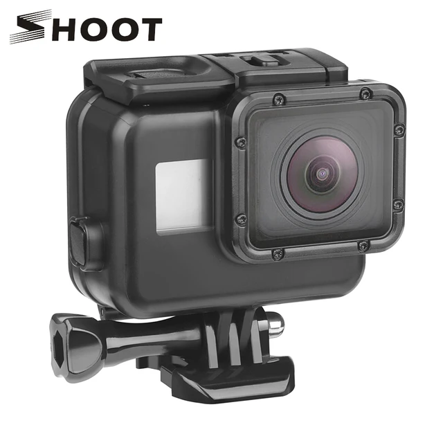 Cheap SHOOT 45m Waterproof Case for Gopro Hero 7 6 5 Black Action Camera Underwater Go Pro 5 Protective Case Mount for GoPro Accessory Cheap SHOOT 45m Waterproof Case for Gopro Hero 7 6 5 Black Action Camera Underwater Go Pro 5 Protective Case Mount for GoPro Accessory