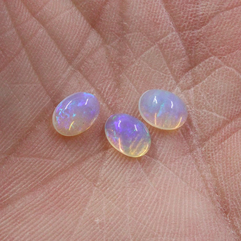 5mm*7mm Blue Brillance 100% Natural Opal Loose Gemstone Austrtalia Opal Gemstone loose gemstones