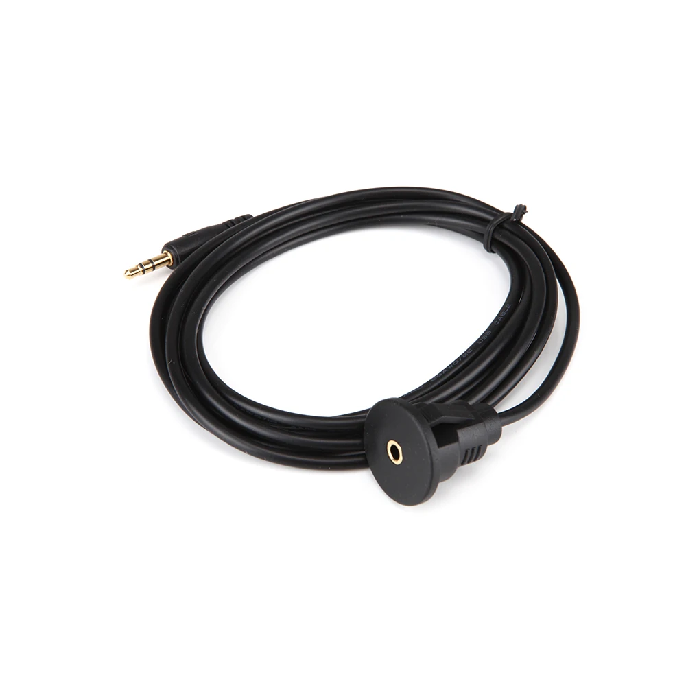 

1m In car AUX adapter DC 3.5mm M/F jack input flush dash mounted extension EB10251