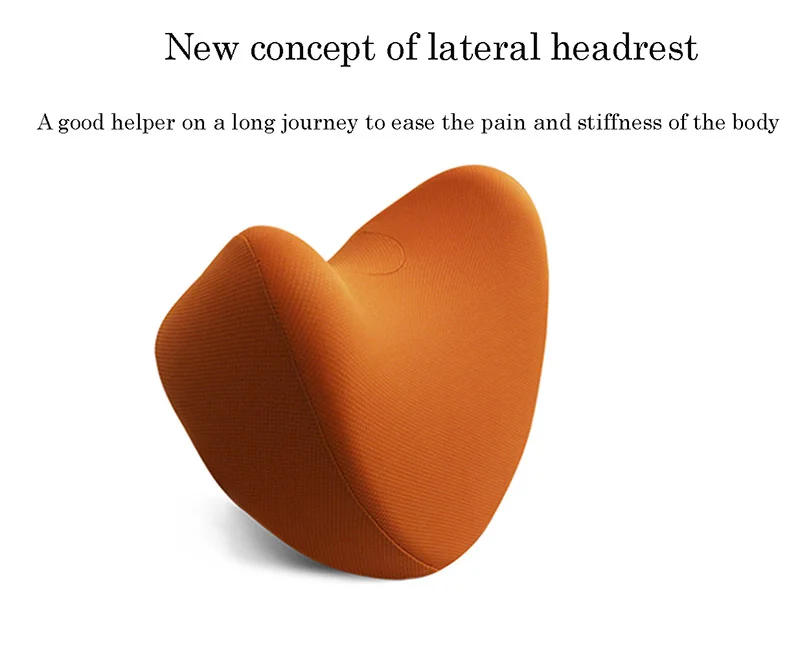 Heart pillow orange