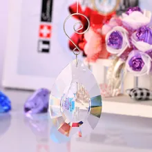 76 мм прозрачное стекло подсолнечника призмы-кристаллы Ловец солнечных лучей подвесные люстры части гирлянда чакра спектры люстры лампы висят капли