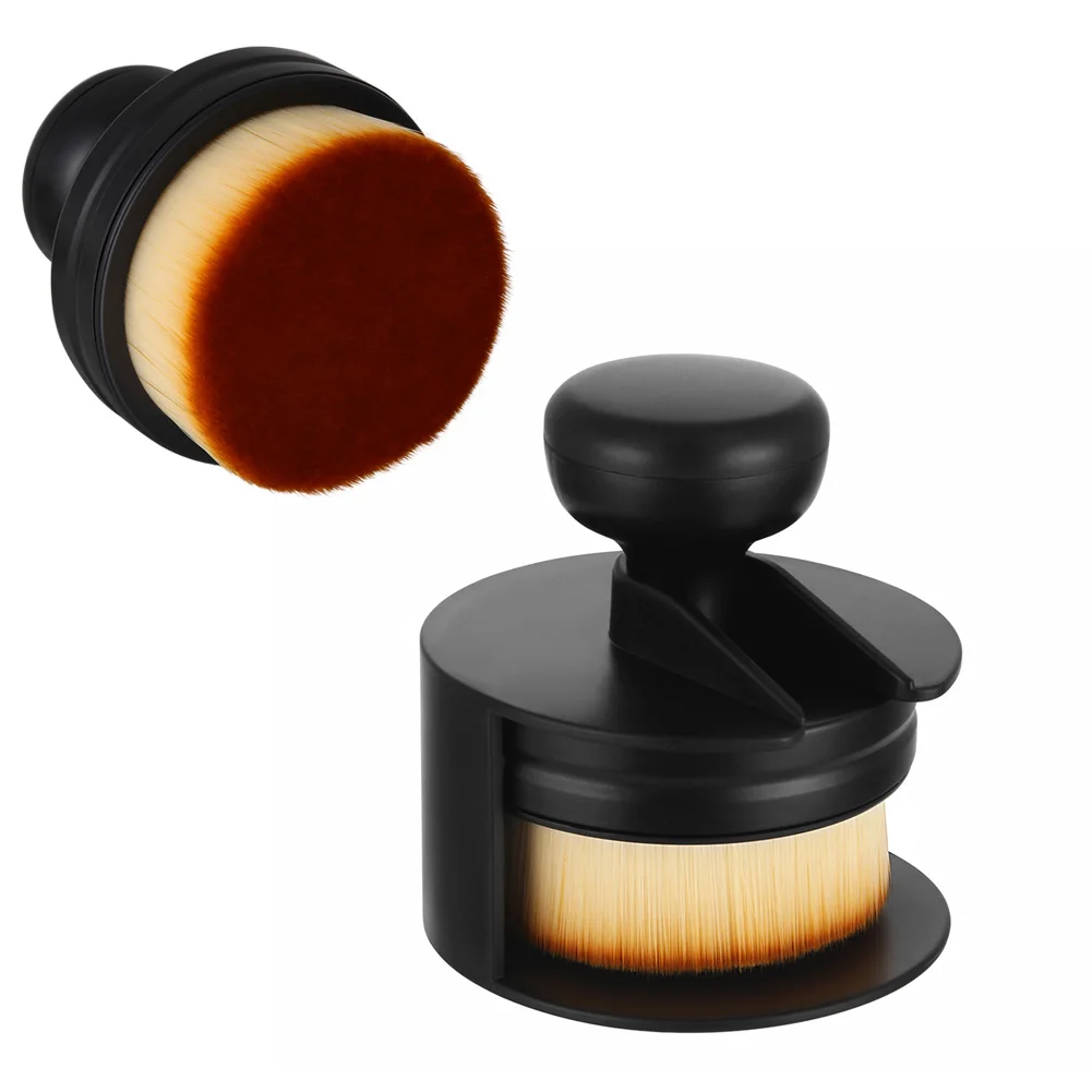 

Portable Makeup Brush O Shape Seal Stamp Foundation Powder Blush Liquid Cosmetic Make Up Brushes TY99