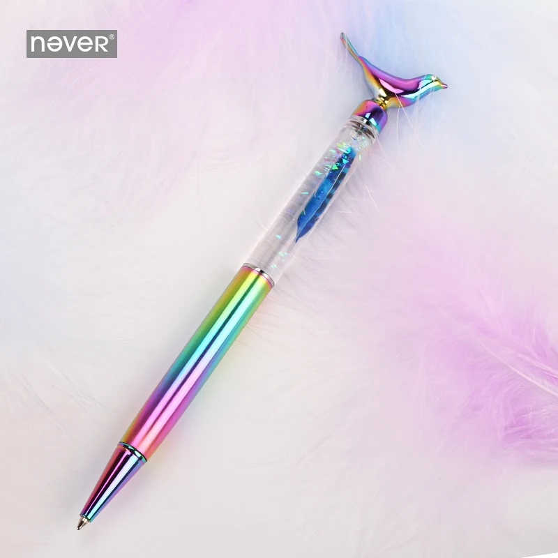 Роскошная металлическая подарочная ручка серии Never Fly Bird перо 0 7 мм шариковая для