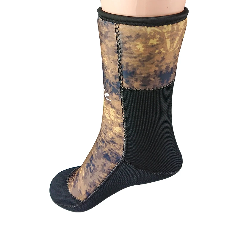 camouflage 7mm neoprene diving socks for spearfishing underwater fishing wetsuit diving gloves weight vest load vest drop vest bikini hunting fishing1