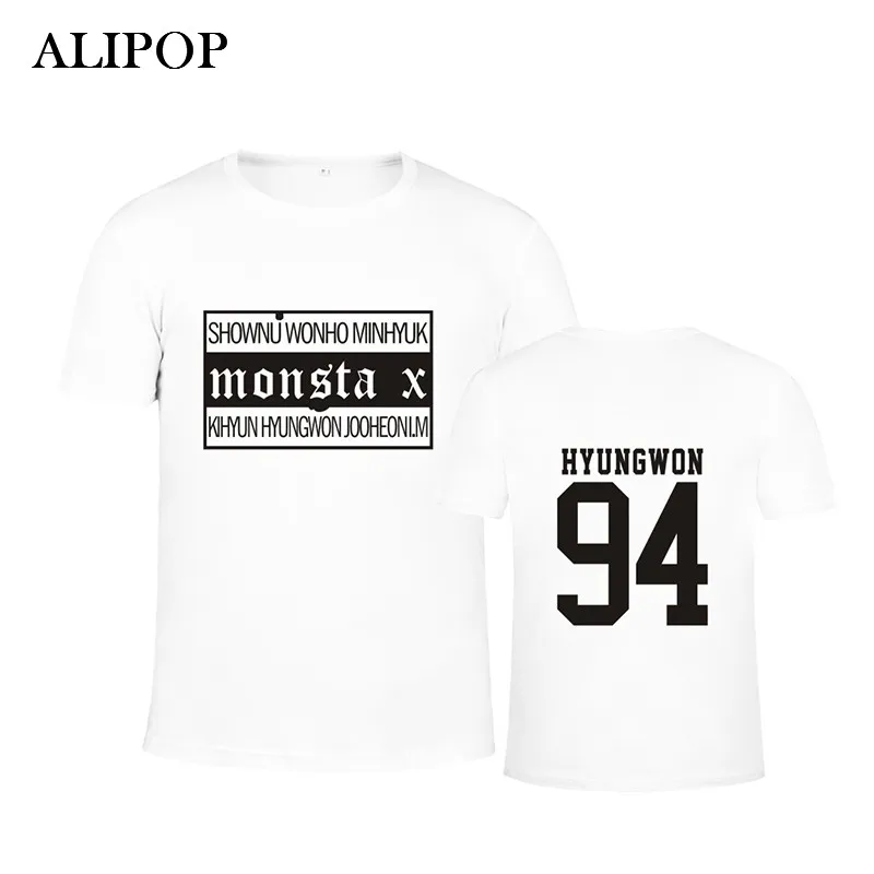 Kpop Корейская мода Monsta X японский концерт альбом THE CLAN PART.2 виновная хлопковая