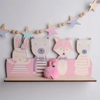 

Swan Creative Wall Hanging Board Cartoon Storage Sticker Board DIY Wood Room decoration Nordic INS props Toy Kids Christmas Gift