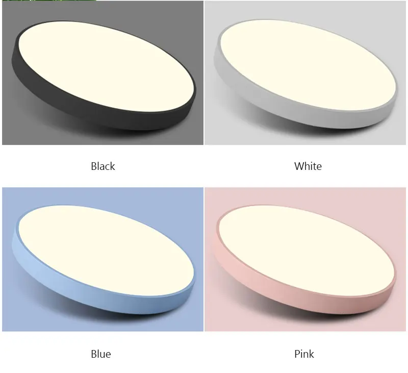 Modern Minimalist Ultra-thin 5CM LED Ceiling Lamp Multicolor Art LED Ceiling Light for Living Room Children's Room Coffee Shop (3)