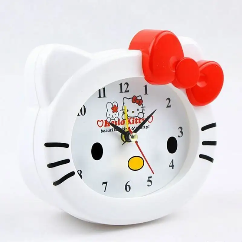  Kawaii Hello Kitty Alarm Clock Table Desk Clocks Birthday Gift For Kid