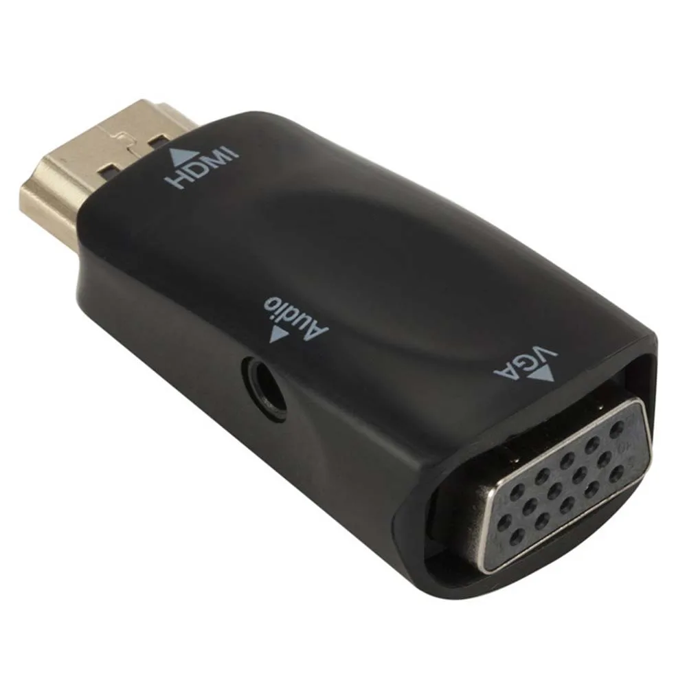 YuBeter HD 1080P HDMI в VGA конвертер адаптер с 3,5 мм аудио кабель мужчин и женщин для ПК ноутбук планшет Монитор Проектор DVD