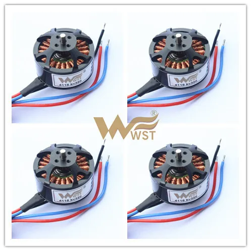 

WESTER 4/6/8pcs WST W4116 brushless motor balancing 320/400KV PRO T810/960/1050/1200 DIY Quadcoper/Hexrcopter/Octocopter drone