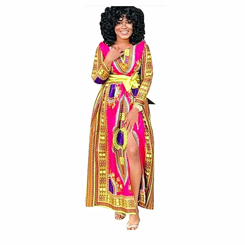 Buy Women Split Maxi Dresses Traditional African 