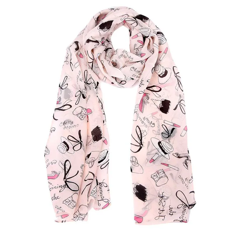 New 2017 Fashion New Women Wrap Lady Shawl Soft Thin Chiffon Silk Scarf Women Animal Bird Printed Scarves Cachecol Feminino