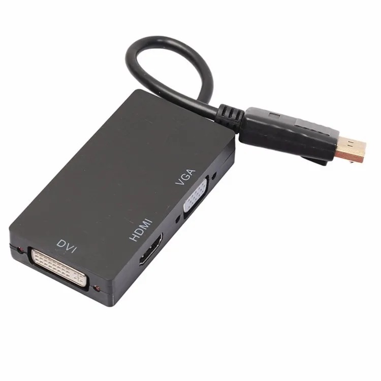 Adaptateur de câble Thunderbolt vers HDMI/DVI/VGA DisplayPort (3 en 1