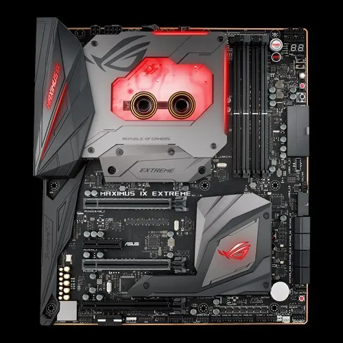 Asus ROG Maximus IX Extreme Desktop Motherboard INCLUDE THERMAL ARMOR Z270 LGA 1151 For Core i7 64G USB3.0 E-ATX Used Mainboard