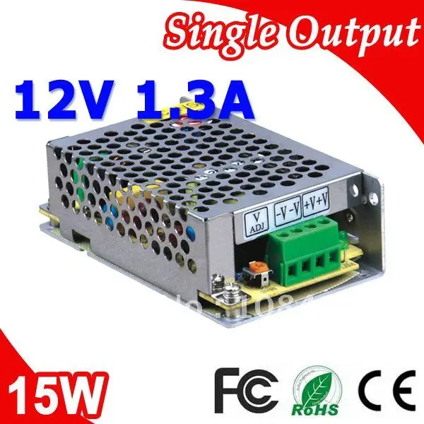 

MS-15-12 Mini size Switching Power Supply 15W 12V 1.3A in stocks