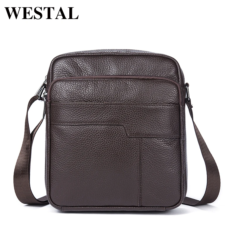 WESTAL الرجال حقيبة كتف الرجال جلد طبيعي رفرف سستة خمر الذكور رجل crossbody أكياس للرجال رسول حقيبة جلدية 7603 WESTAL الرجال حقيبة كتف الرجال جلد طبيعي رفرف سستة خمر الذكور رجل crossbody أكياس للرجال رسول حقيبة جلدية 7603
