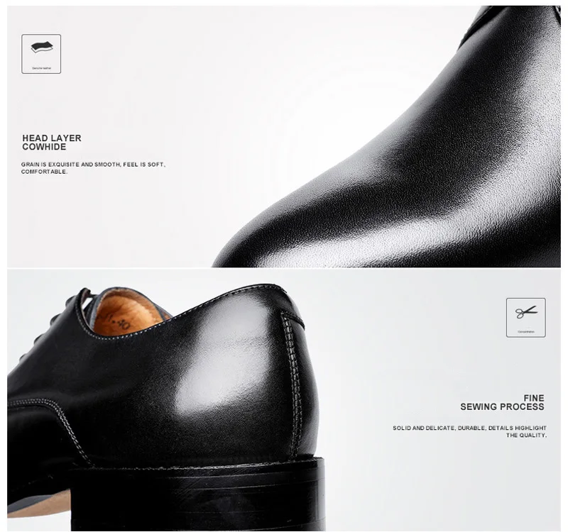 Desai бренд из натуральной нешлифованной кожи Бизнес Мужские модельные туфли ретро Лакированная кожа туфли-оксфорды для мужчин Размеры ЕС 38-47