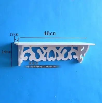 Diy деревенский полый декоративный настенный держатель для полки, подставка для хранения, держатель для хранения цветов, органайзер, домашний декор - Цвет: N