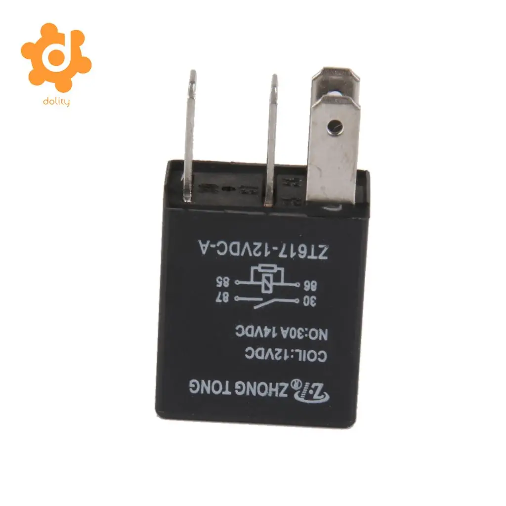Car Truck Auto Automotive DC 12V 30A 30 AMP SPST Relay Relays 4 Pin 4P High 40A coil capacity New High Quanlity