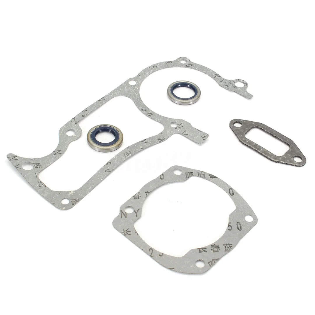 DWZ Metal Gasket Set W/Oil Seals For 362 365 371 372 Chainsaws Tool