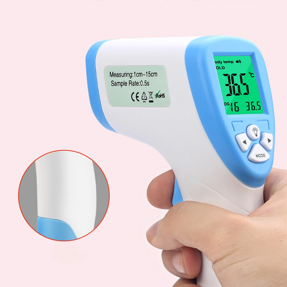 

New Digital Thermometer IR Infrared Thermometer Non-contact Forehead Body Surface Temperature instruments termostato Data Hold
