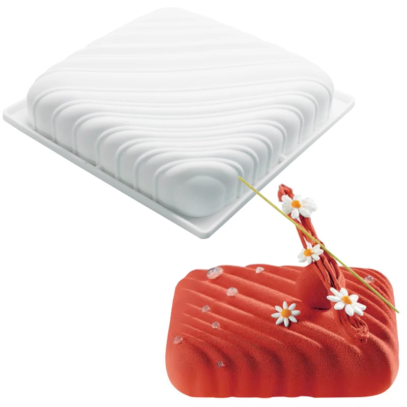 Baking Tools for Cakes Wave Pillow Shape Silicone Cake Chocolate Pudding Mold Soap Molds Bakeware Muffin DIY Cakes Baking Tools Baking Tools for Cakes Wave Pillow Shape Silicone Cake Chocolate Pudding Mold Soap Molds Bakeware Muffin DIY Cakes Baking Tools