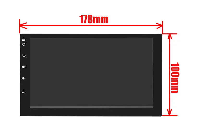 Sale 2019 Super Slim Design 7" HD Android 8.1 In Dash Car Stereo GPS Navigation Auto Radio FM RDS Audio Video WiFi Multimedia System 11