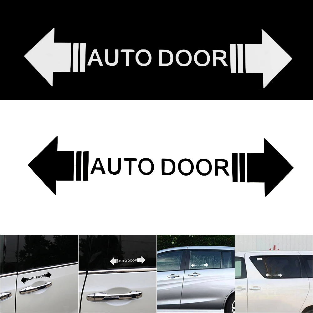 New Window Decal Automatic Home Auto Door Warning Caution Please Do Not