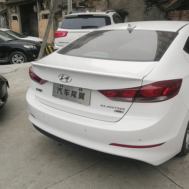 Высококачественный спойлер из АБС пластика для HYUNDAI ELANTRA 2016 2017 2018 заднего крыла