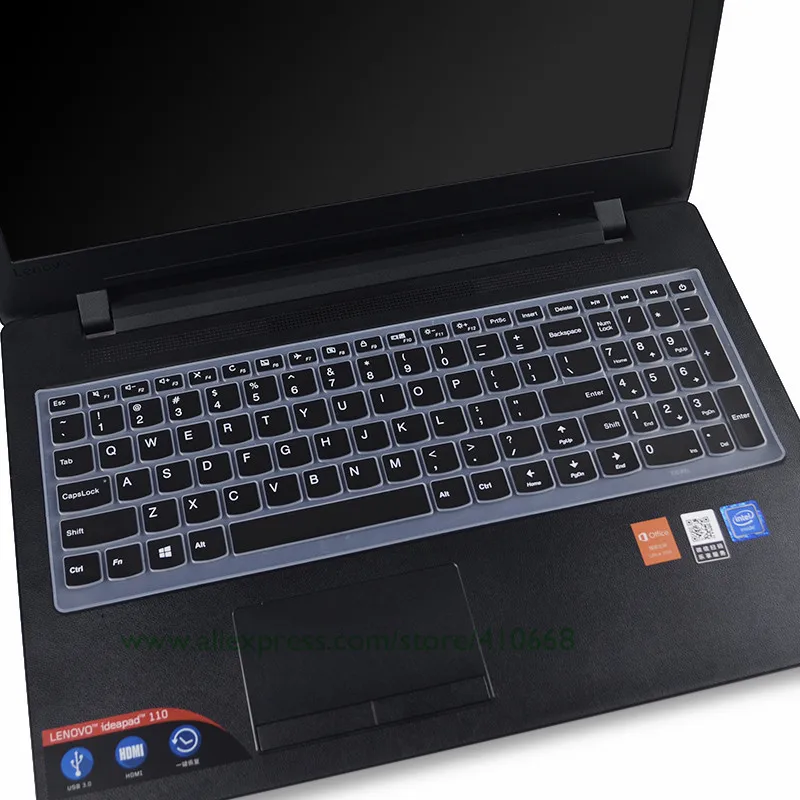 15 6 дюймовый силиконовый защитный чехол для клавиатуры Lenovo Ideapad 300 17 700 500S Idea pad