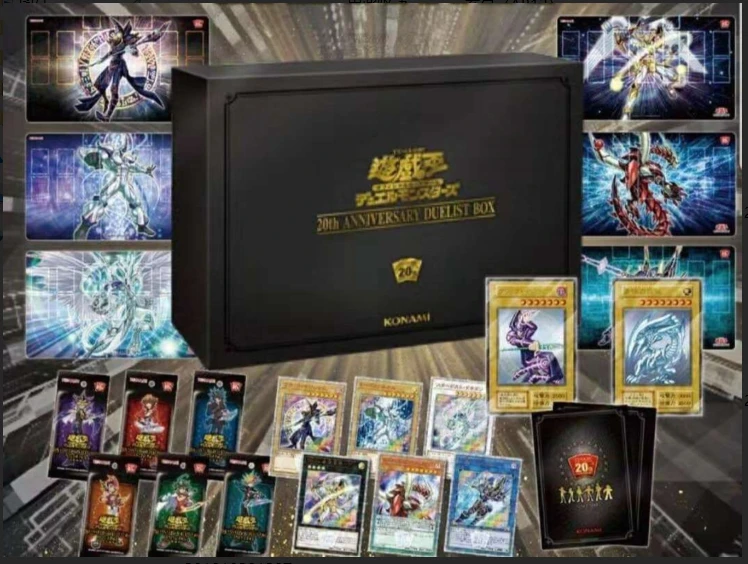 YU GI OH игры Король 20th anniversary роскошный подарок набор Коллекция карты подарки для детей игрушечные лошадки