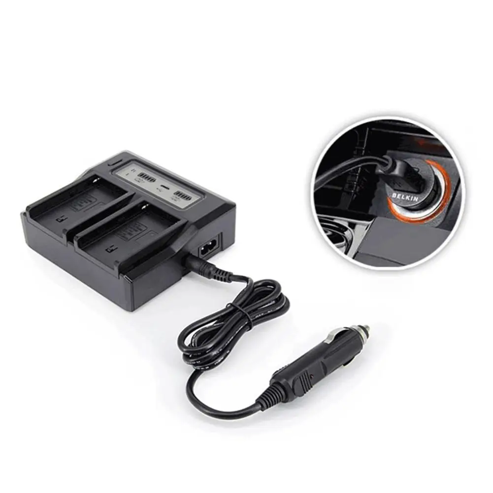 

Battery charging plug for Sony NP-F550/F750 NP-F LCD Dual Channel Digital Camera Battery Charger for Sony NP-F550/F750/F950