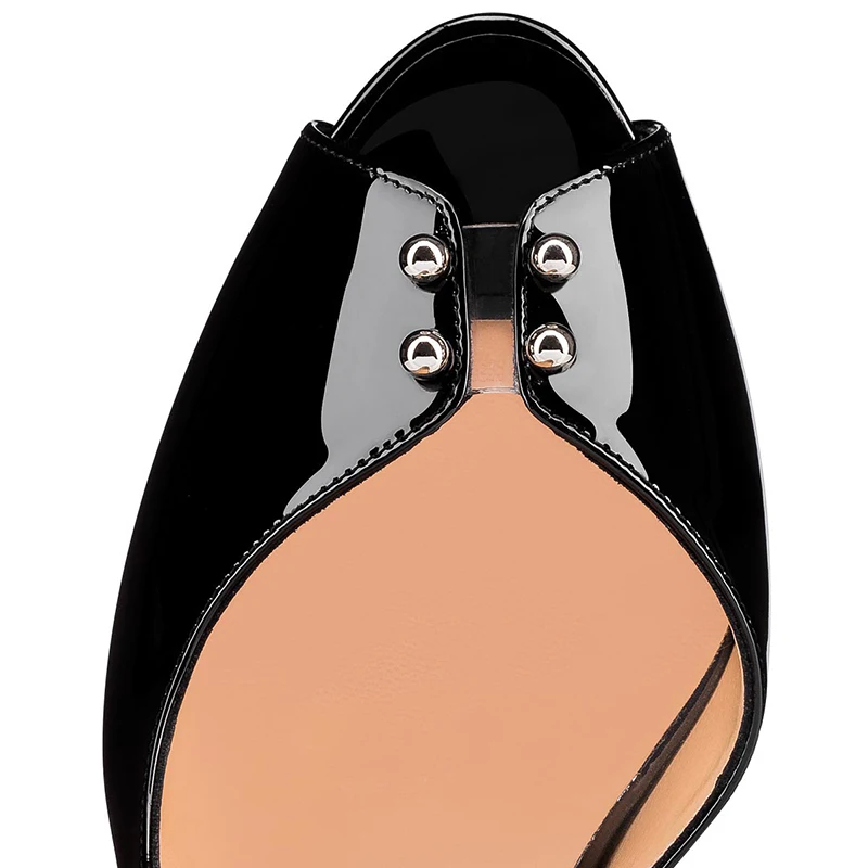 black peep toe platform heels (4)