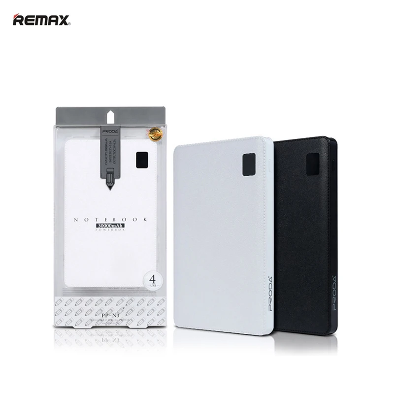 Remax 30000 mah Mobile Phone Portable Charger Power Bank 4 USB Output port External Battery for iphone 7 8 Pover bank Universal