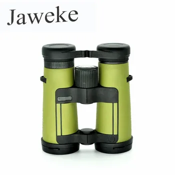 

JAWEKE 10x42 Binoculars Electroplated Green Lens 23mm Eyepiece Large View Binoculo Profissional for Hunting Bird watching Travel
