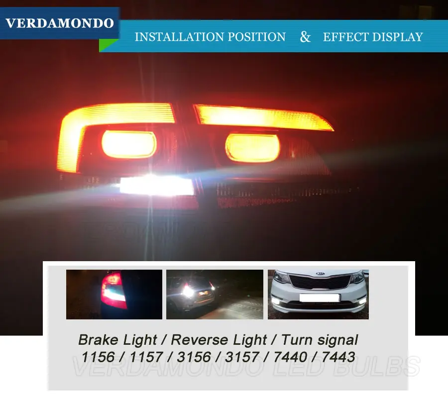 Автомобильная светодиодный ная лампа BA15S 1156 BA15D 1157 T20 7440 7443 T25 3156 27SMD 3157